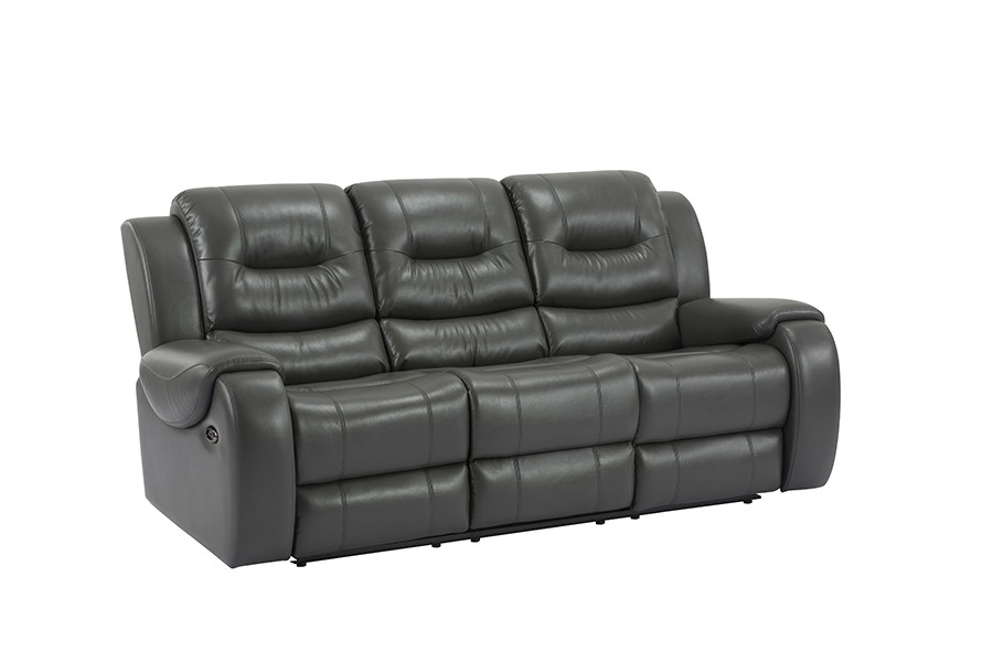 RC-2430 Faux Air Leather Power Rejling Three Seater Sofa