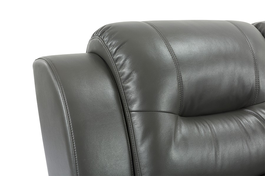 RC-2430 Faux Air Leather Power Rejling Three Seater Sofa