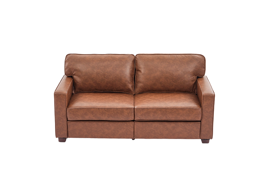 PU imiteret læder sofa, stol(SF021-BR-S)/Loveseat(SF021-BR-M)/Sofa(SF021-BR-L)